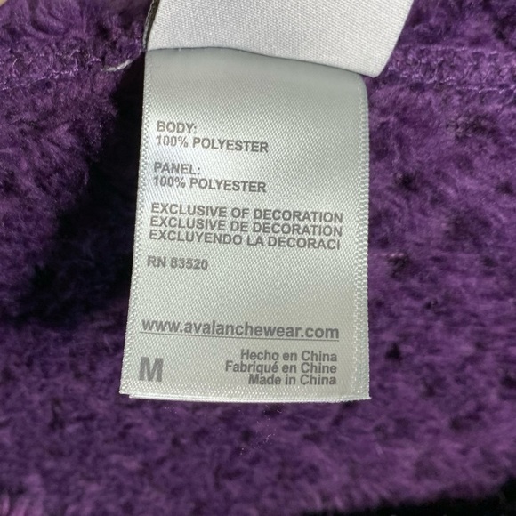 Avalanche Womens Gema Pullover Plum M - Picture 6 of 9